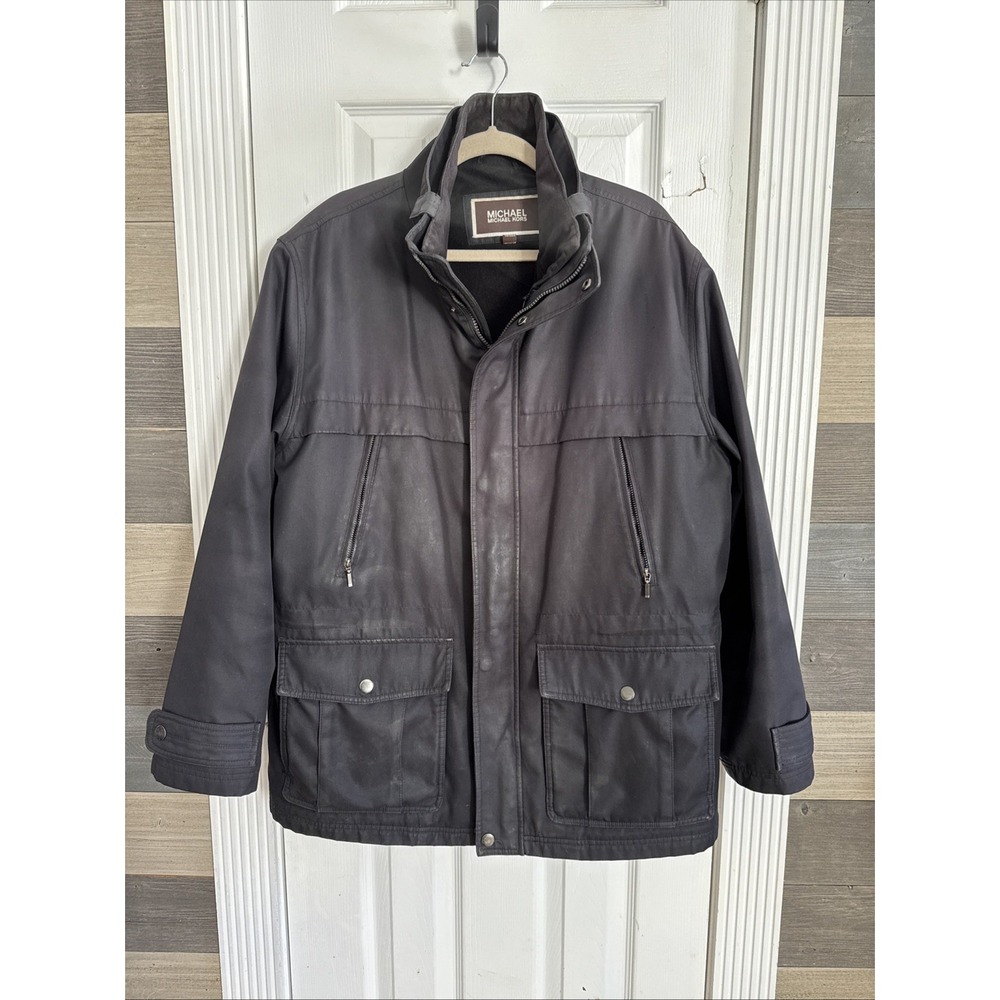 Michael Kors Mens 2-in-1 Systems Winter Spring Heavy Duty Coat Jacket Large